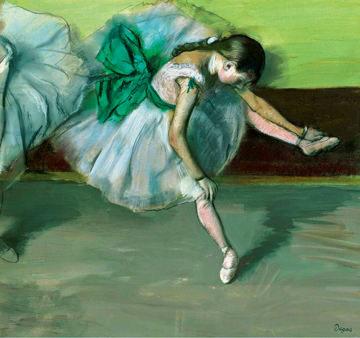  埃德加·德加 Edgar Degas—— 休息的舞者1879